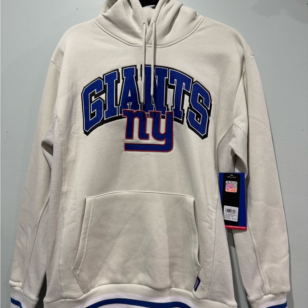 Champion Cream and Blue Men's Sweater